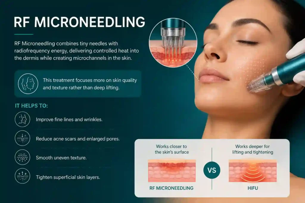 What Does RF Microneedling Do That HIFU Alone Cannot Blackburn